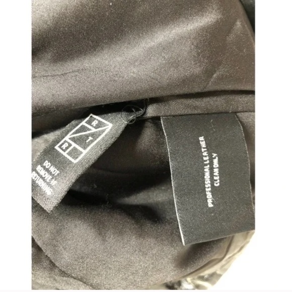 Slate & Willow Jacket Faux Sherpa Aviator Beige Black S - Picture 11 of 11